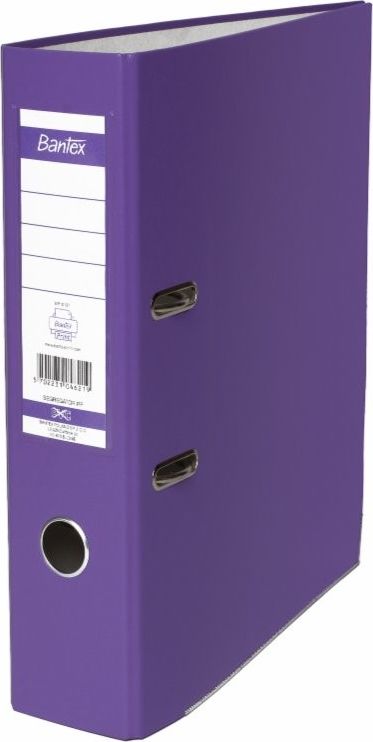 Segregator Bantex XXL dźwigniowy A4 80mm fioletowy (1046-21)