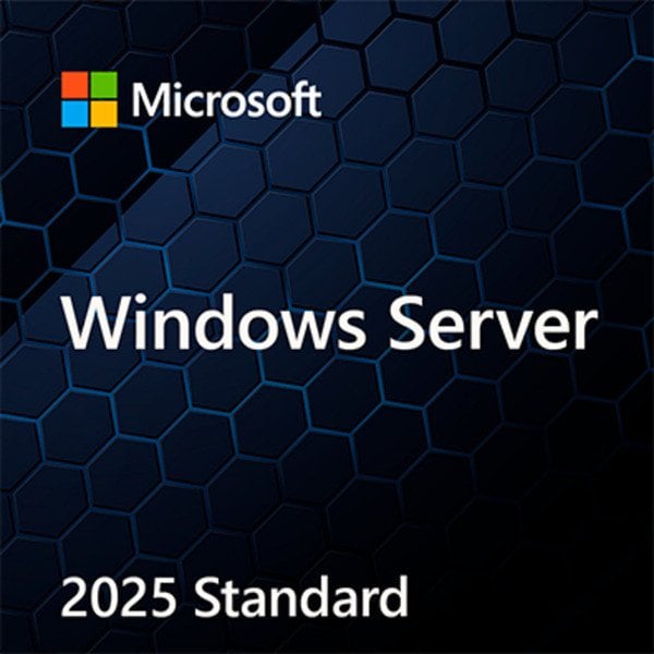 MS OEM Windows Server Standard 2025 1pk NoMedia/NoKey 16 Core POSOnly AddLic (DE)