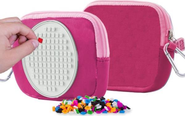 Piórnik Cass film Saszetka na Suwak Purpurowa Panel Świecący