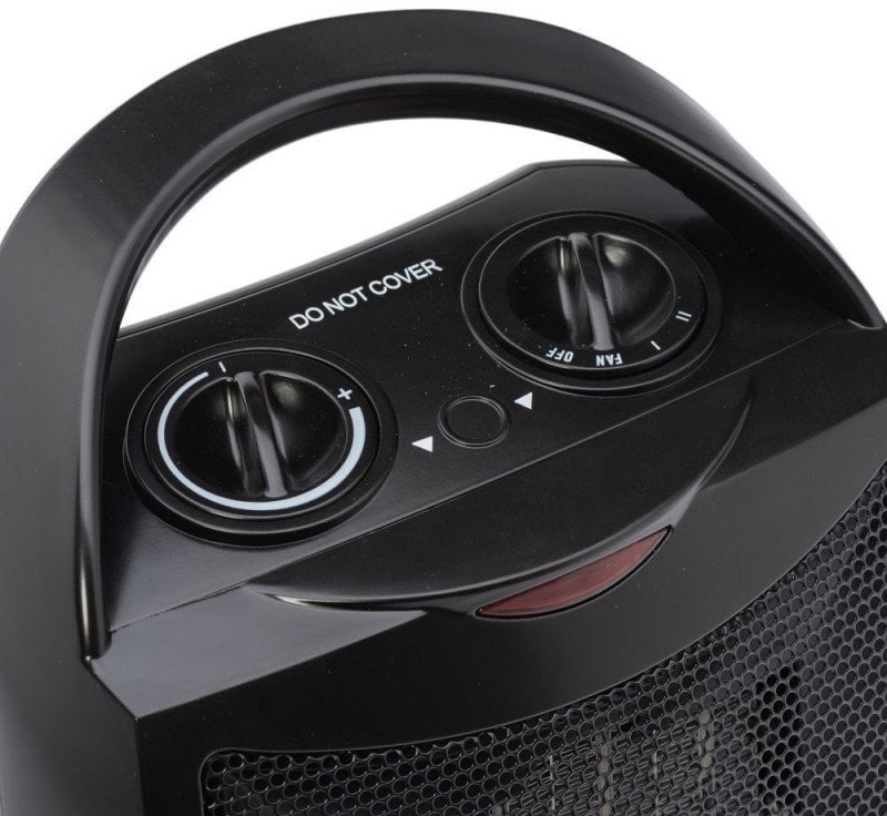 Termowentylator grzejnik ceramiczny 1500W RC-K-398 czarny