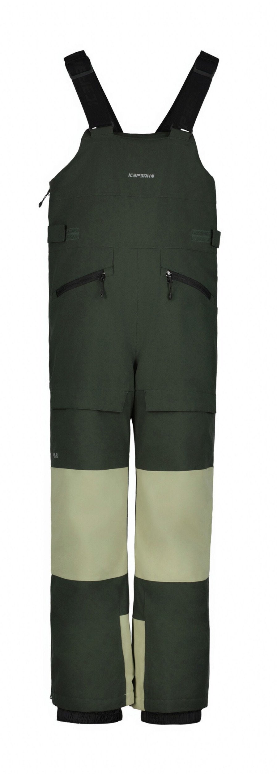 Icepeak vaikiškos žieminės kelnės LEARY, tamsiai žalios