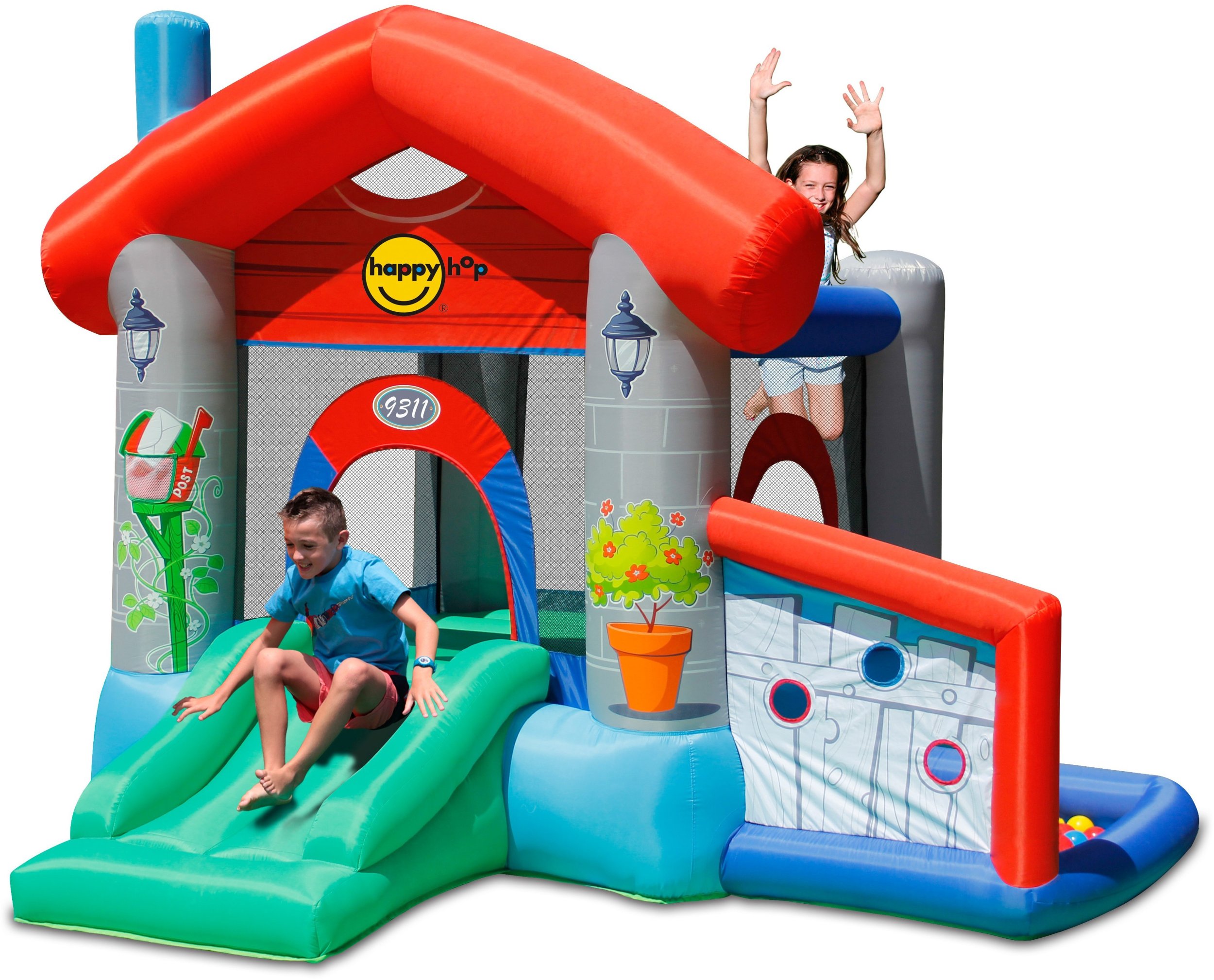 Dmuchany zamek DOMEK trampolina HappyHop dmuchawa