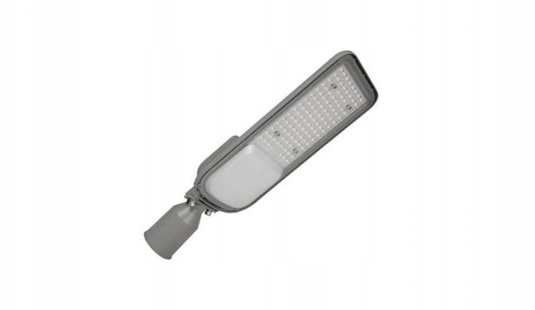 Oprawa Uliczna LED 100W 13500lm 6500K IP65 Szara 5 Lat Gwarancji Regulowany uchwyt 23834