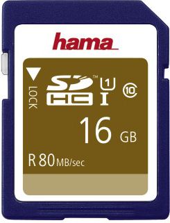 Karta Hama Gold SDHC 16 GB Class 10 UHS-I/U1 (001241340000)