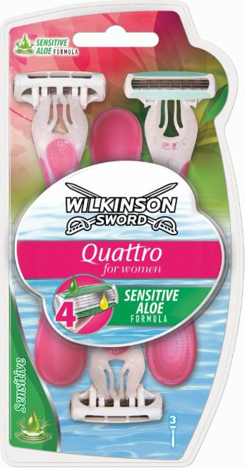 Wilkinson QUATTRO BEAUTY SENSITIVE 3 SZT.