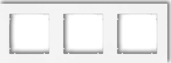 Karlik MINI Ramka potrójna biała (MR-3)