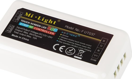 Blow 70-802# Odbiornik sterowania led rgb rf 144w 4-zone ściemniacz, pilot dotykowy