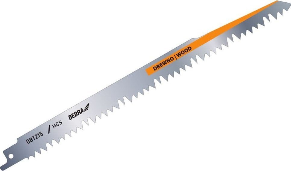 Dedra Brzeszczoty do piły szablastej 240/215mm, drewno, HCS, 2szt