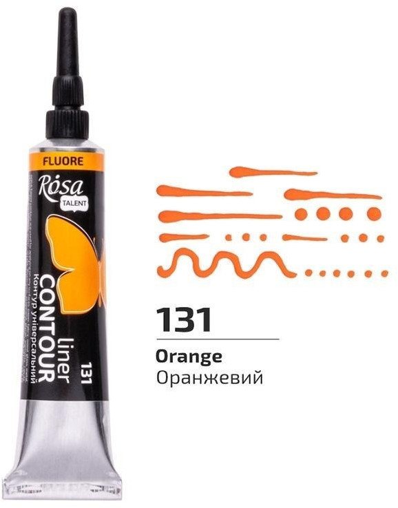 Farba aktylowa kontur universal fluor orange 20ml