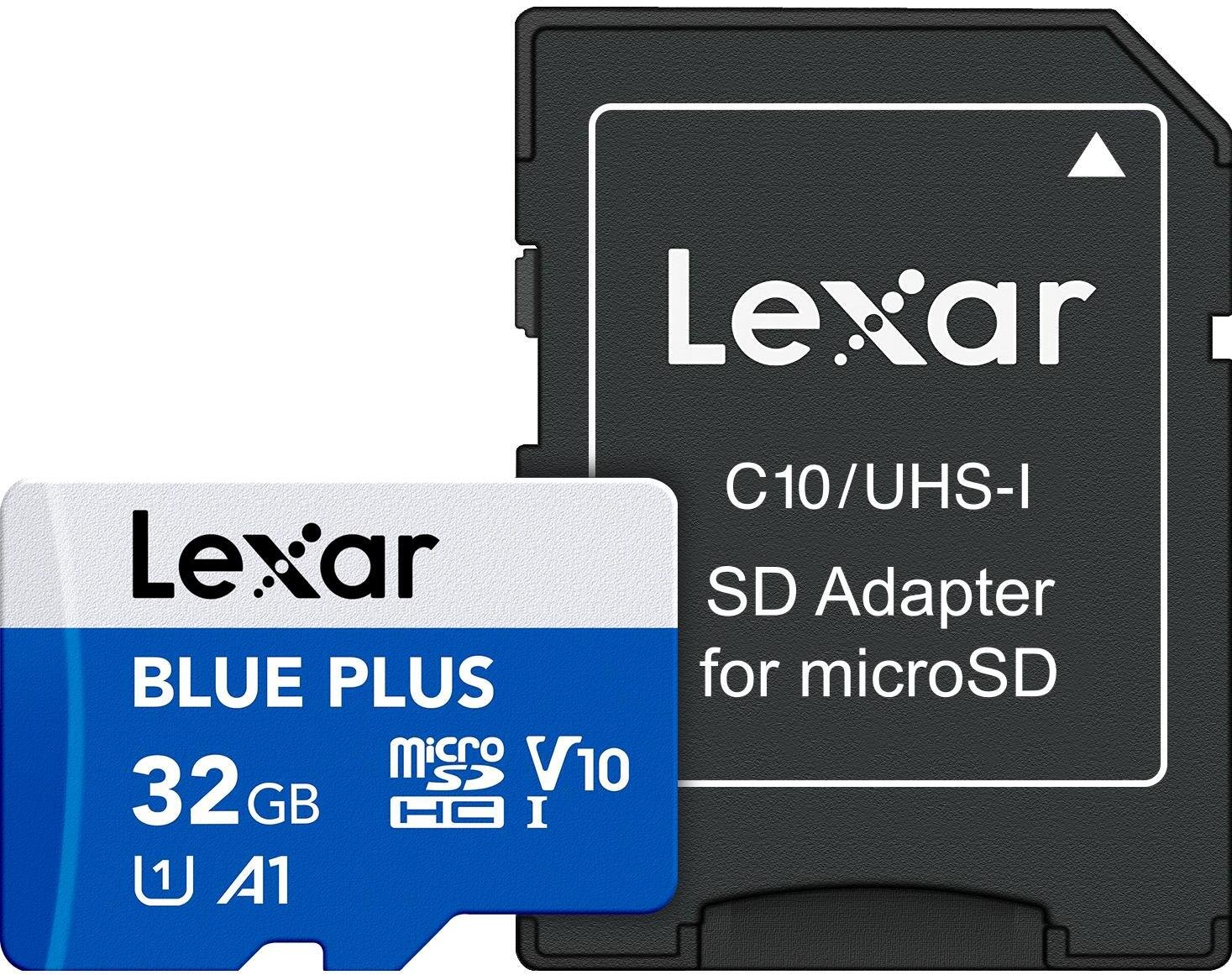 Karta Lexar Blue Plus MicroSDHC 32 GB Class 10 UHS-I/U1 A1 V10 (LMSBLPL032G-BNANG)