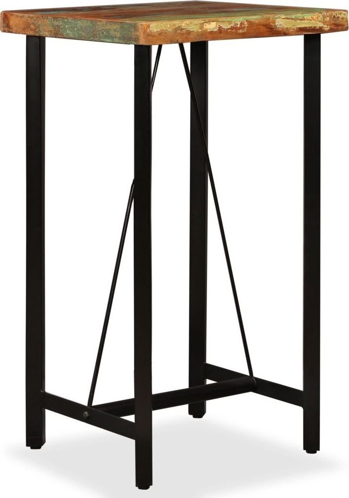 Elior Wielokolorowy stolik z odzyskanego drewna Chris 2X