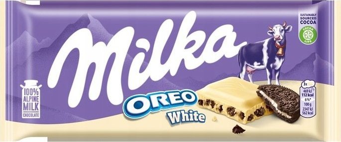 Milka Biała czekolada Oreo White 100 g