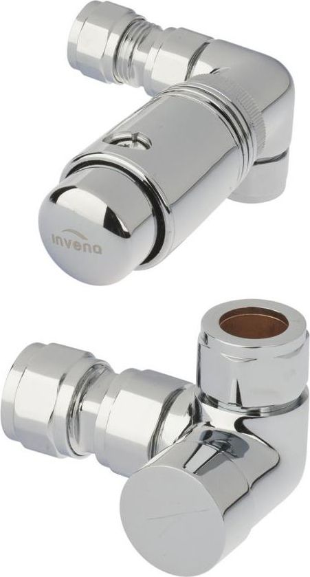 Invena Zestaw termostatyczny osiowy chrom (CD-25-015)