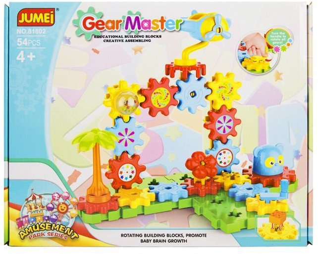 Ruchome klocki Jumei 4+ PARK ROZRYWKI 54 elementy