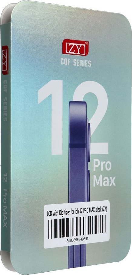 OEM Wyświetlacz do iPhone 12 Pro Max z ekranem dotykowym czarnym (ZY-LTPS) IC Transferable