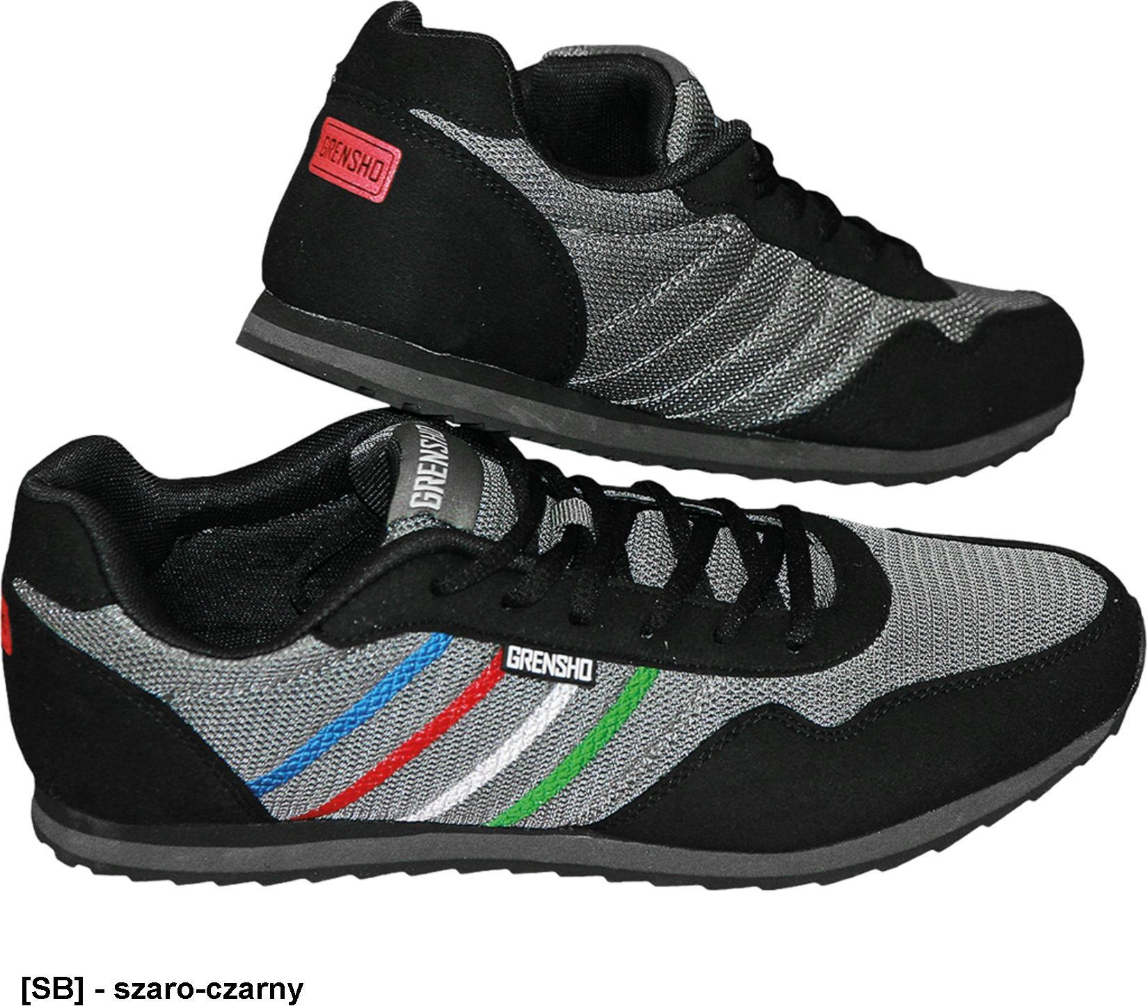 R.E.I.S. BSDAILY - buty sportowe - szaro-czarny 44