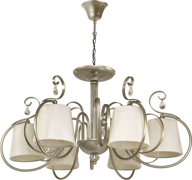 Lampa wisząca Witek Home Lampa wisząca kryształowa Samba 4974/6CP