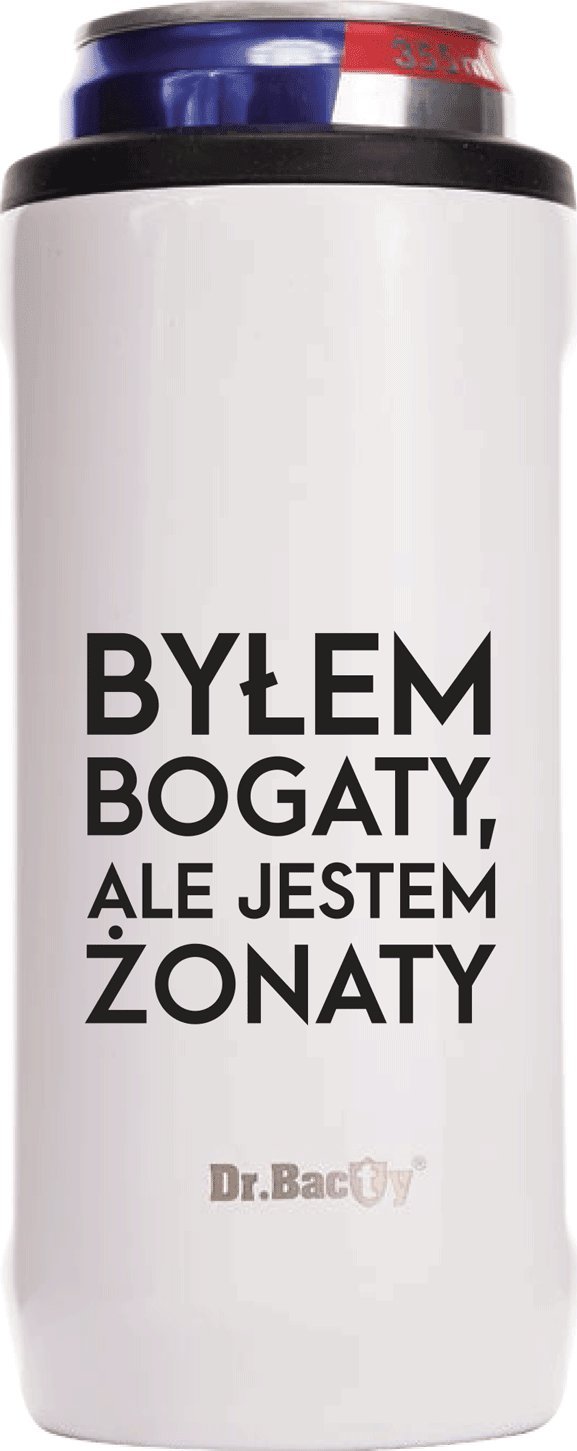 Dr.Bacty NOTUS Thermal Mug white 354ml/12oz Byłem Bogaty