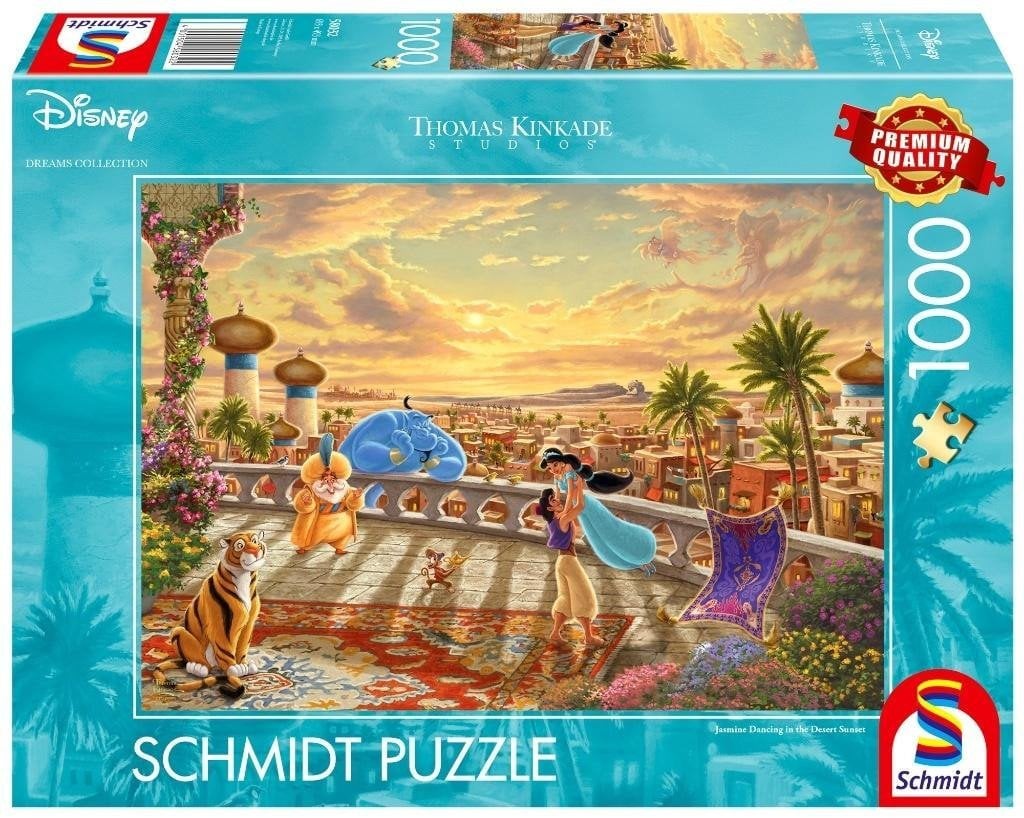 Schmidt Spiele Puzzle PQ 1000 Disney: Dżasmina i Alady G3