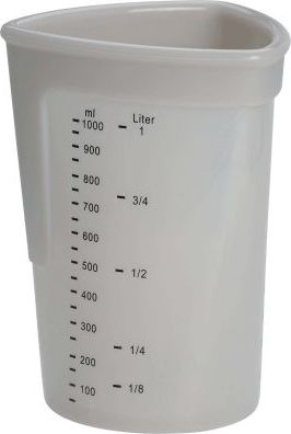 Lurch Miarka Lurch FlexiForm silikonowa, 1 l, szara