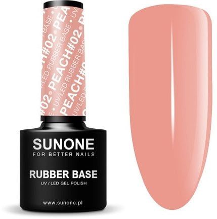 Sunone Rubber Base baza gumowa Peach #02 5g