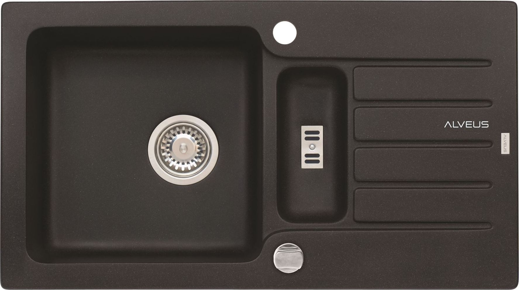 Zlewozmywak Alveus Niagara 70 granitowy czarny