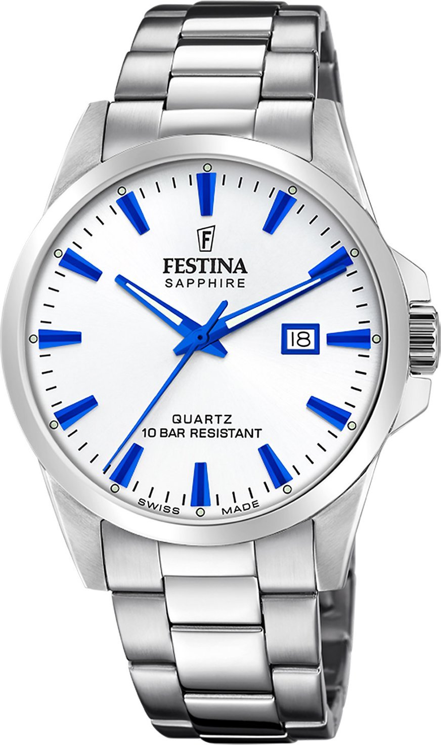 Zegarek Festina Zegarek męski Festina F20024-5 srebrny