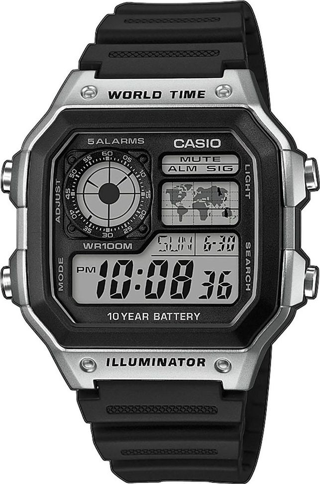 Zegarek Casio Męski AE-1200WH-1CVEF Collection (5092)