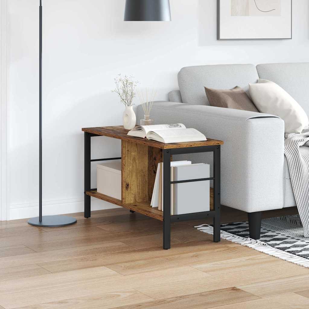 vidaXL Półka na książki Stare drewno 82 x 32 x 47 cm