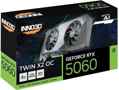 INNO3D GeForce RTX 5060 Twin X2 OC NVIDIA 8 GB GDDR7