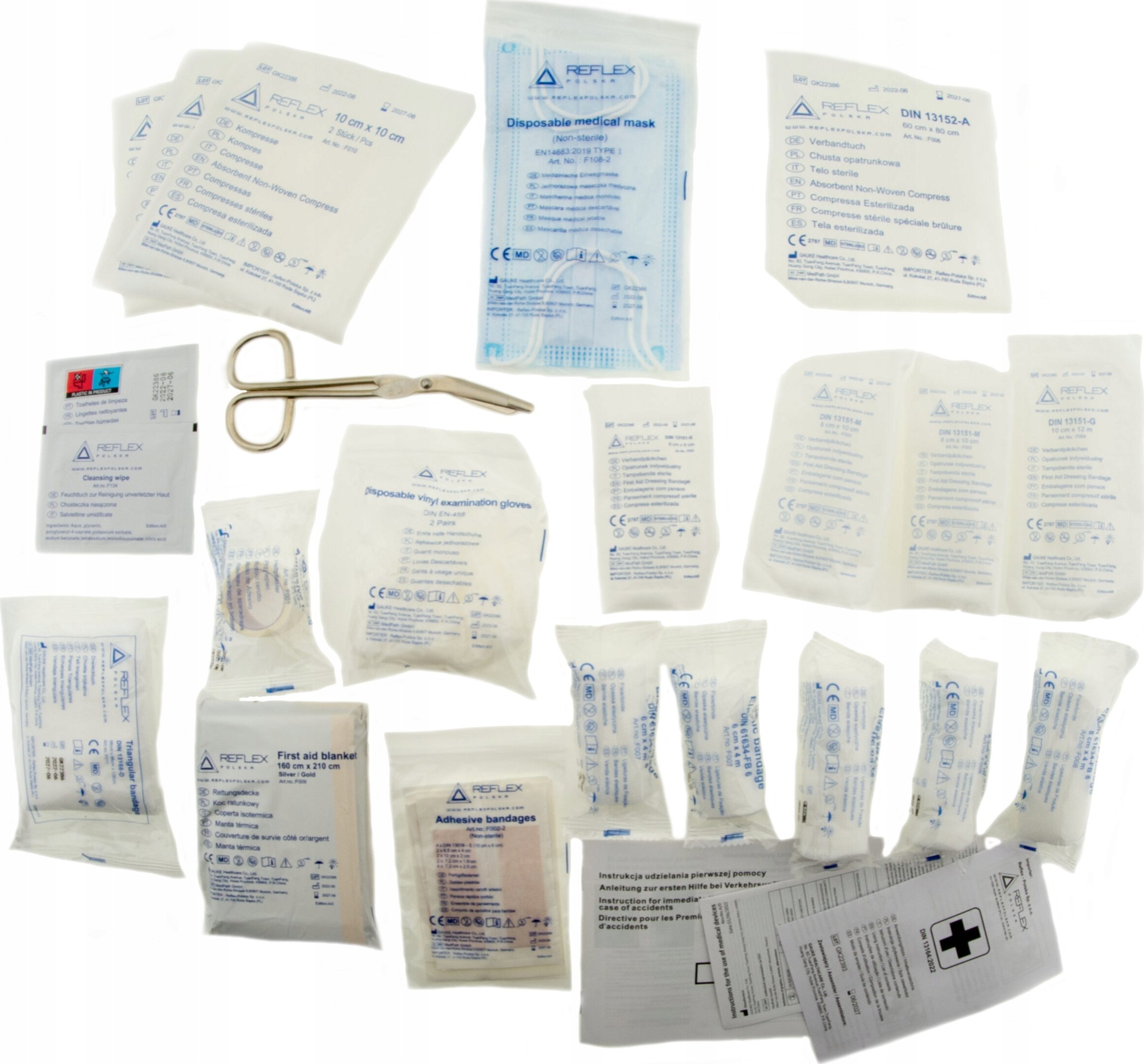 PROCERA WKŁAD DIN13164-2022 - Wkład do apteczki DIN13164-2022