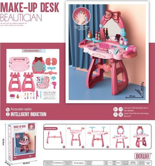 1PUNKT Toaletka Dla Księżniczki 30el.