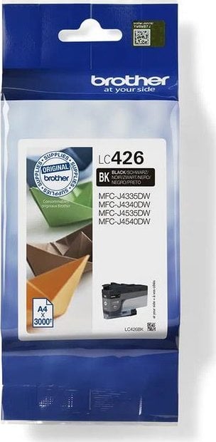 Tusz Brother Brother Ink Cart. LC-426BK for MFC-J4340DW, -J4540DW, -J4540DWXL black LC426BK