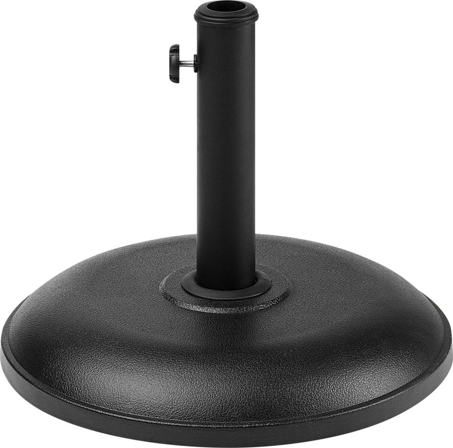 Beliani Podstawa pod parasol 45 cm czarna CANZO (124788)
