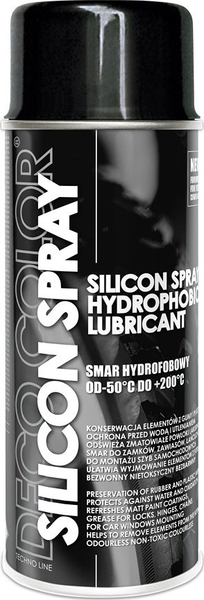DECO COLOR Silikon w sprayu do uszczelek 400ml SILICON SPRAY