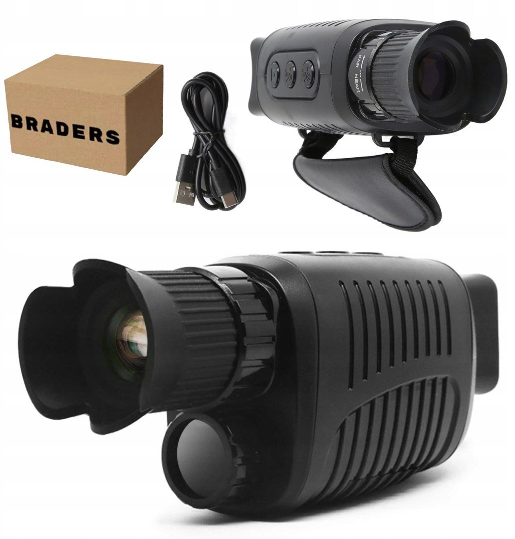 Inskam Lornetka noktowizyjna z podczerwienią 1000m - HD TFT LCD Zoom X10 IR