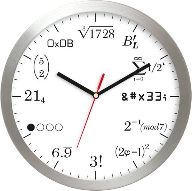 Atrix Zegar ścienny Atrix AL02M2 dla matematyka uniwersalny