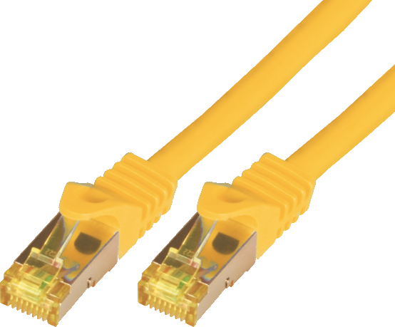 Mcab Patchcord, Cat7, S-FTP, PIMF, LSZH, 20m, żółty (3760)