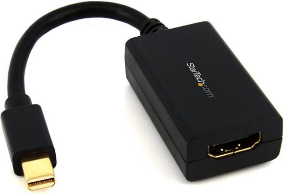 Adapter AV StarTech DisplayPort Mini - HDMI 0.1m czarny (MDP2HDMI)