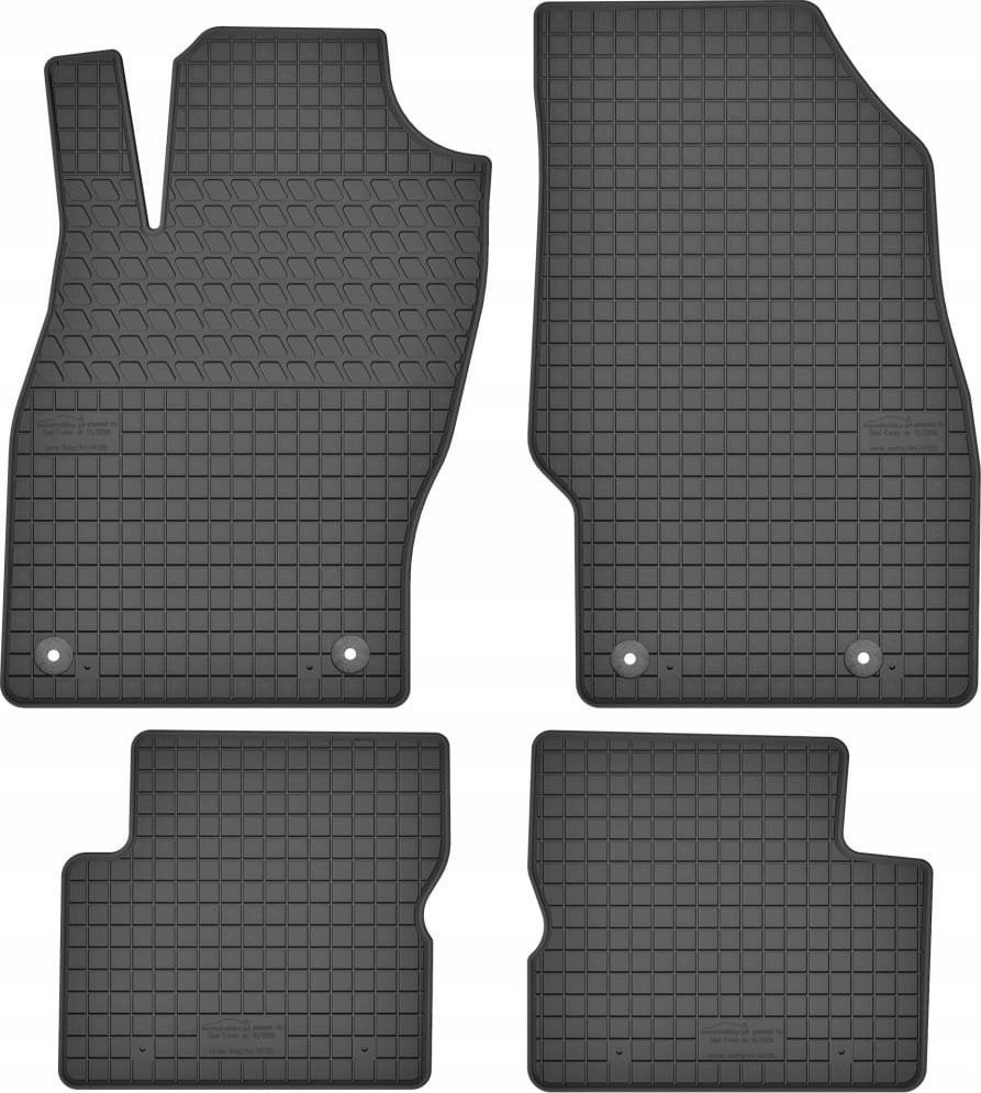 MotoHobby Opel Adam Dywaniki gumowe PREMIUM stopery