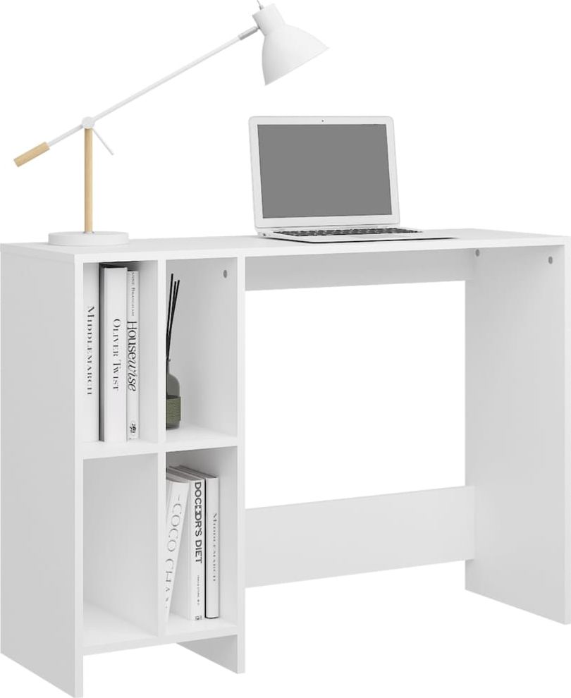 Biurko vidaXL 808341 Białe 102.5 cm x 35 cm