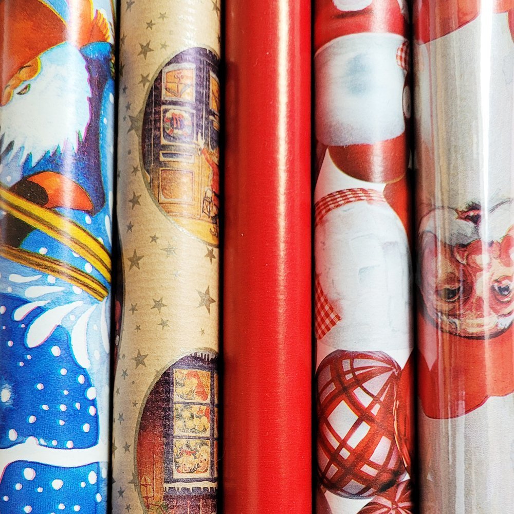 Papier świąteczny do prezentów prezentowy 57cmx10m ZST9
