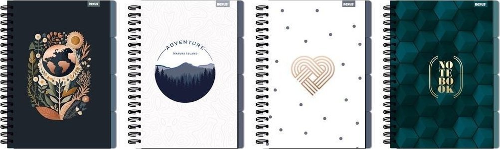 Kołozeszyt B5/96K kratka Calm