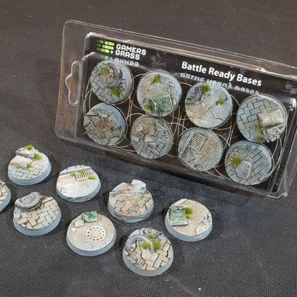 Gamers Grass Gamers Grass: Bases Round - Urban Warfare 32 mm (8 szt.)