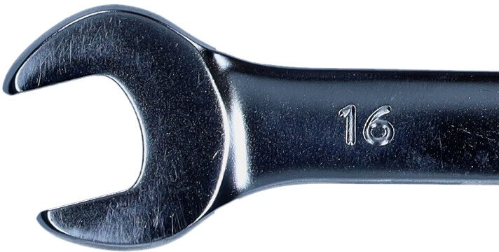 ROOKS KLUCZ PŁASKO-OCZKOWY 16 MM Z GRZECHOTKĄ