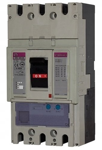 Eti-Polam Wyłącznik kompaktowy 3P 400A 50kA EB2 400/3S 004671102