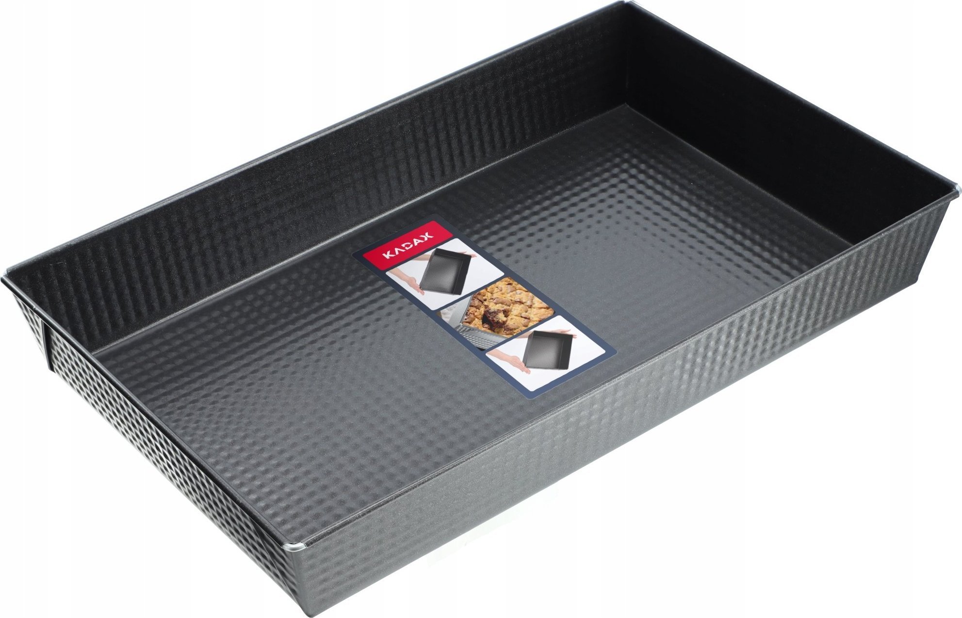 Kadax Blacha Forma Do Pieczenia Nieprzywieralna 40x25x6 cm
