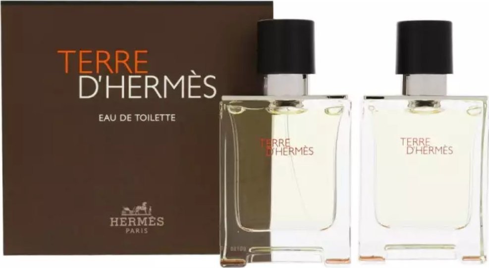 Hermès Hermes Terre D Hermes Eau de Toilette 100ml. Duo Set 2 x 50ml.