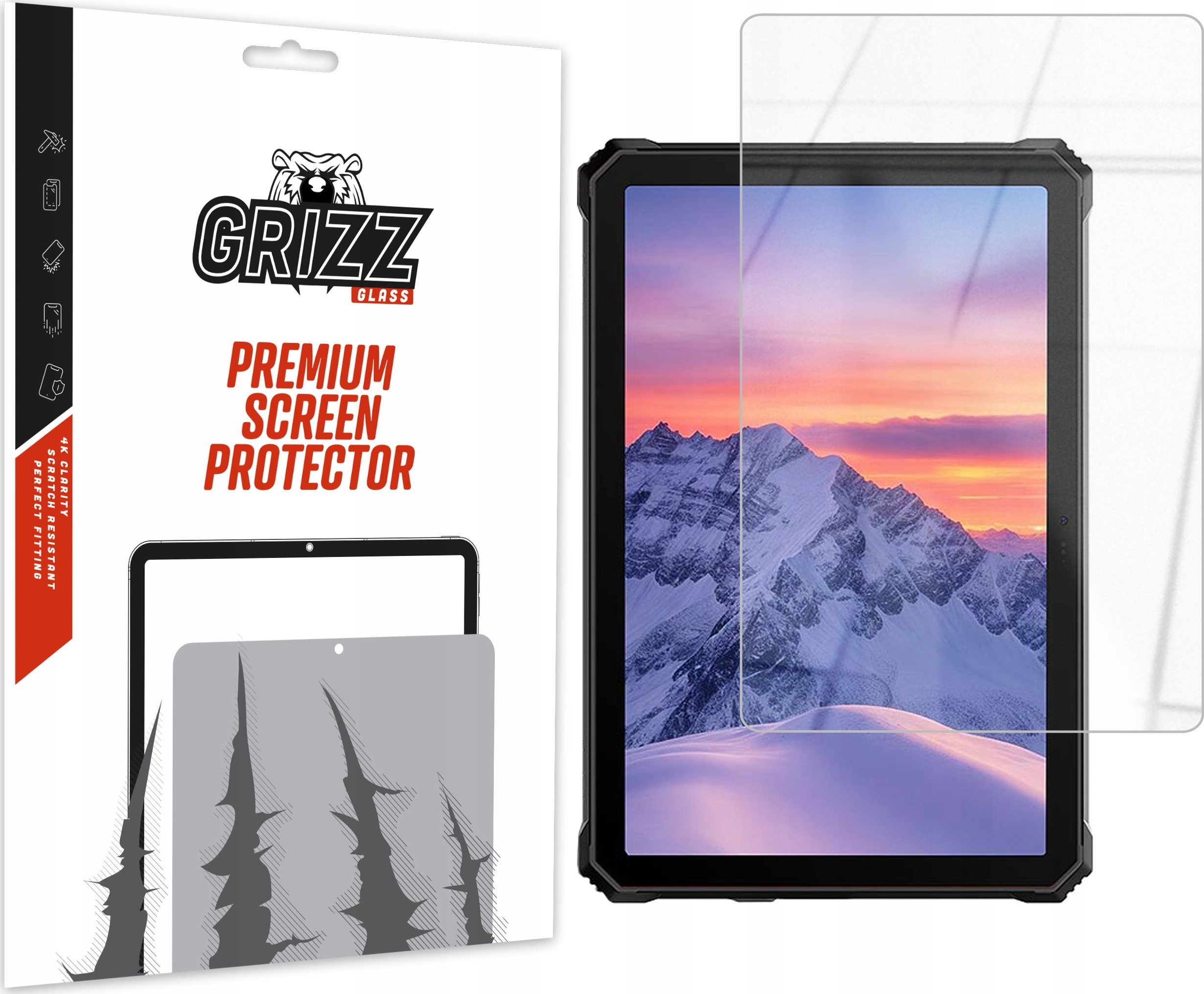 Szkło hybrydowe GrizzGlass HybridGlass do Blackview Active 10 Pro