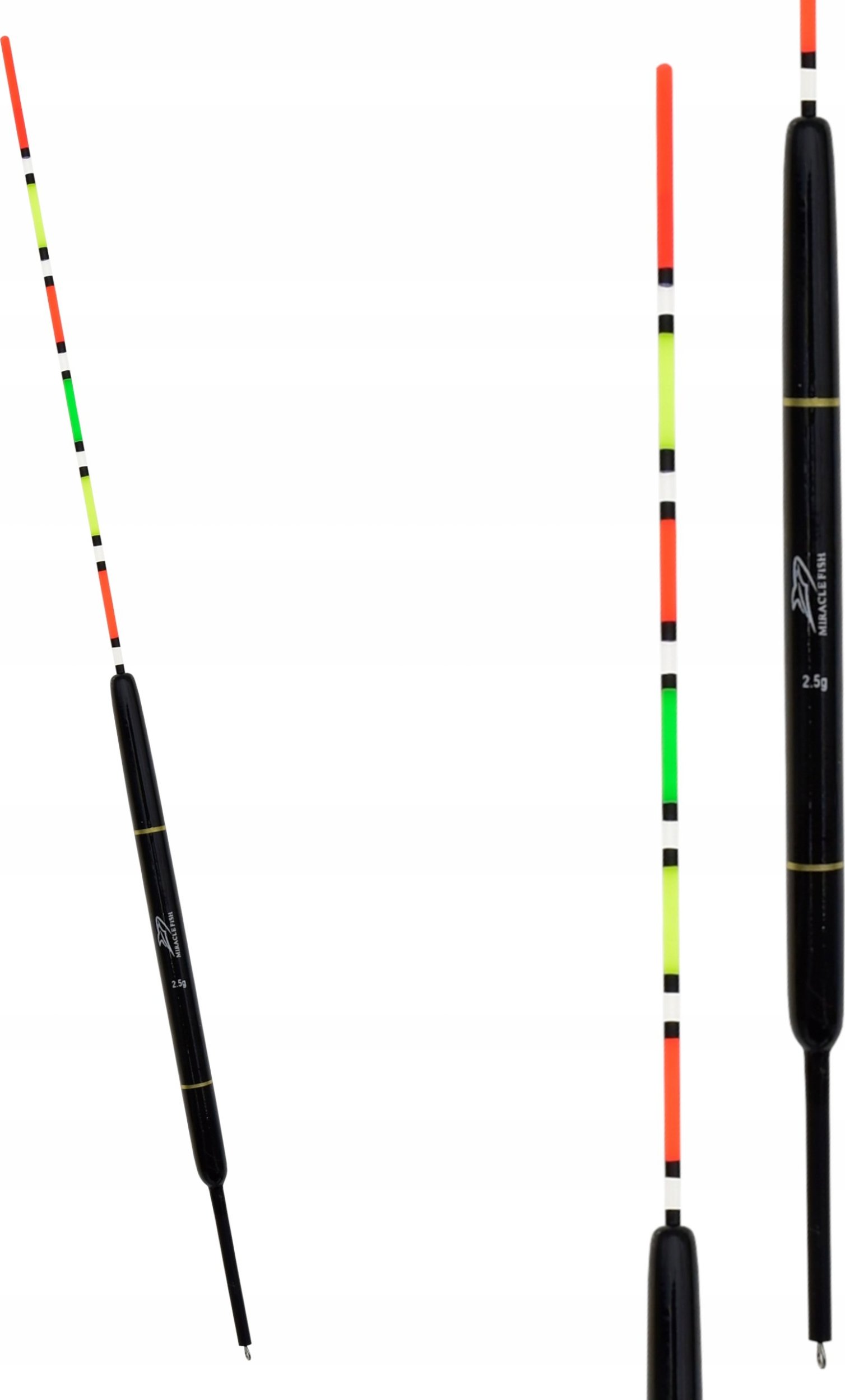 Miracle Fish Spławik Przelotowy wyporność 2,5 g wysokość 28,5 cm